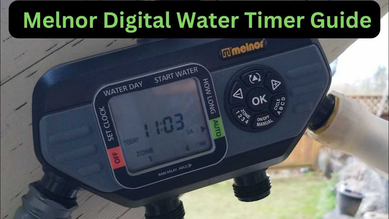 ace water timer instructions manual