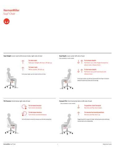 aeron chair instruction manual