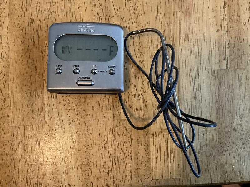 all clad oven probe thermometer instruction manual