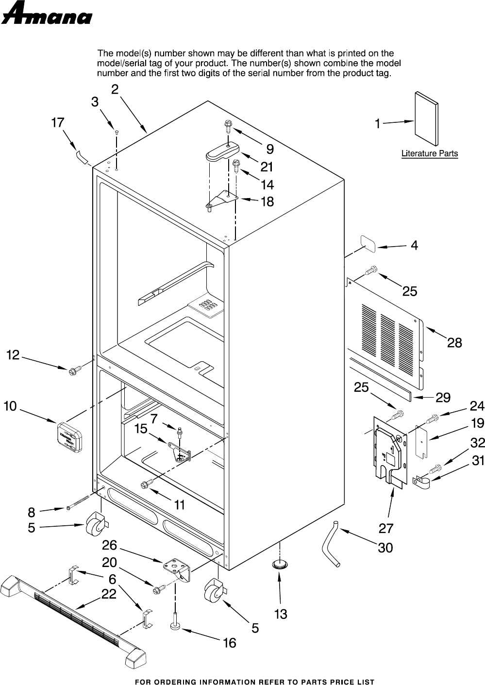 amana refrigerator instruction manual