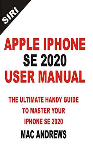 apple se instruction manual