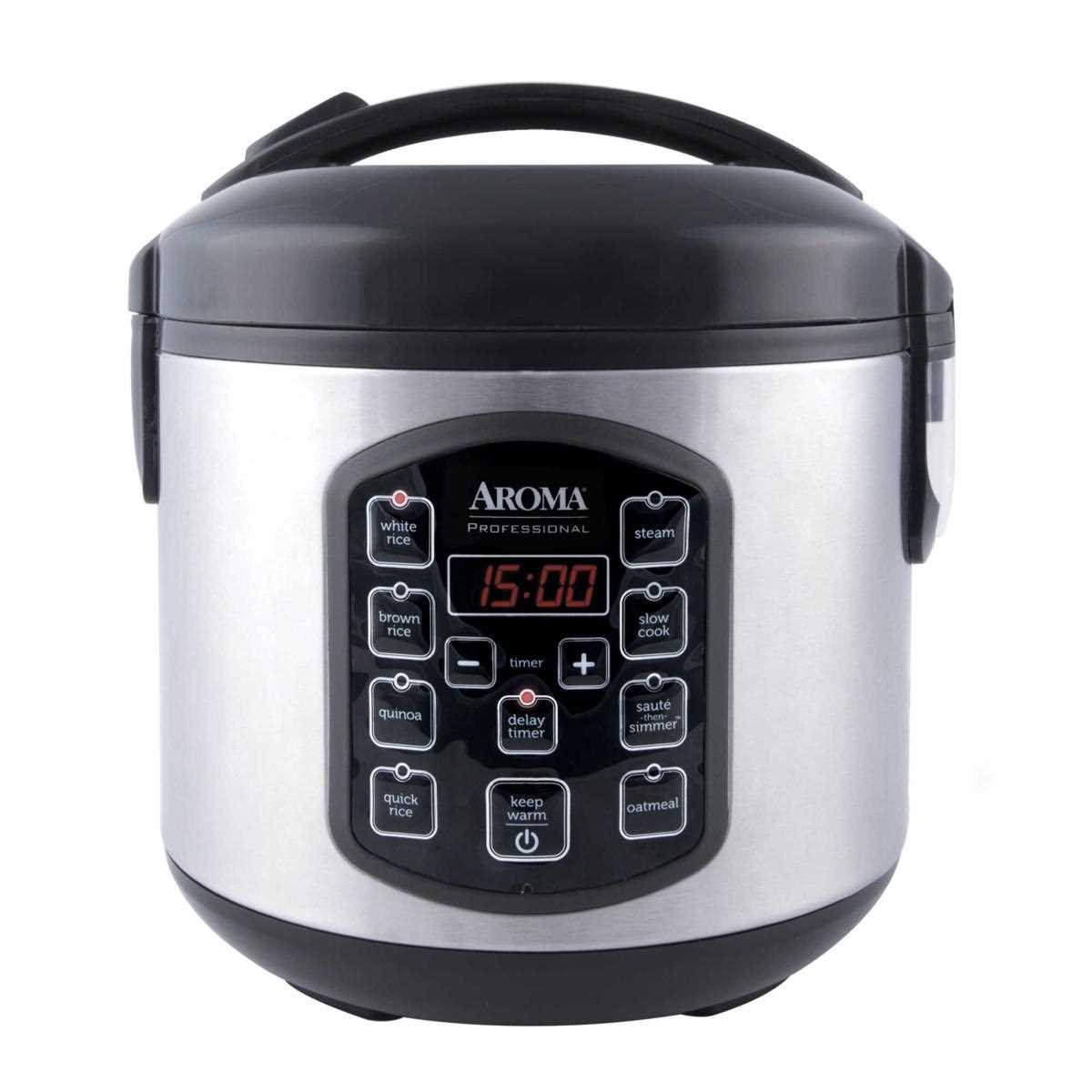 aroma digital rice cooker instruction manual