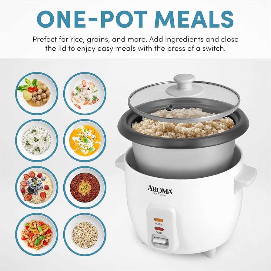 aroma rice cooker instructions manual