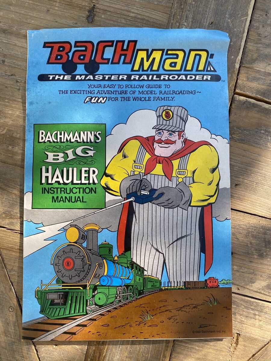 bachmann big hauler instruction manual