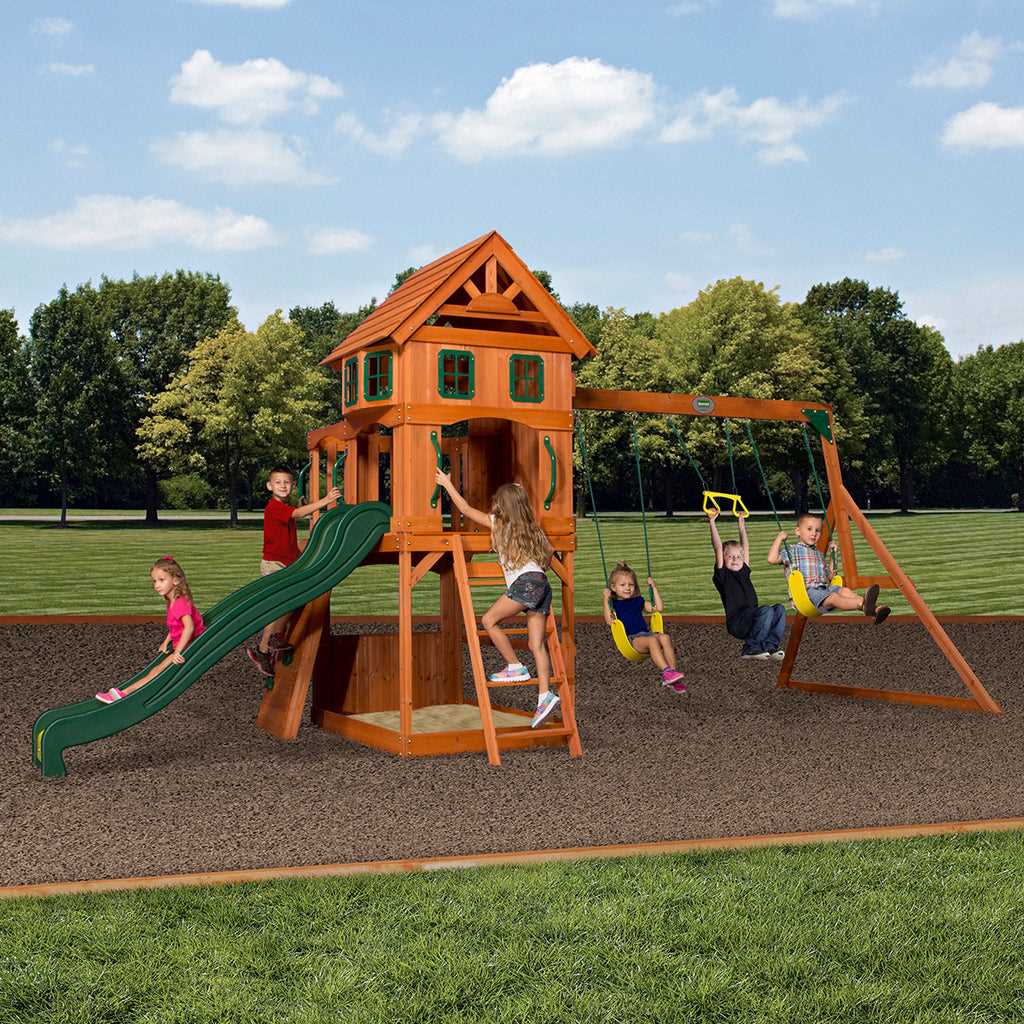 backyard discovery tucson cedar wooden swing set instruction manual