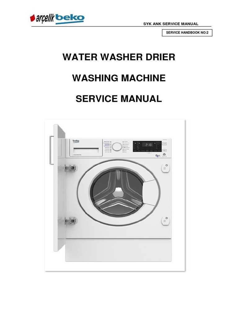 beko washing machine instructions manuals