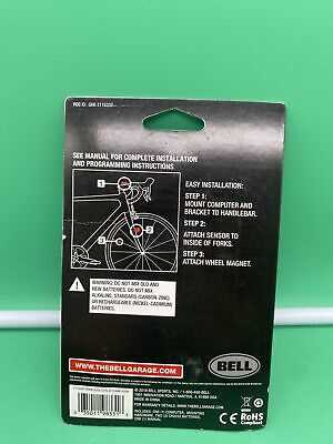 bell bicycle speedometer instruction manual