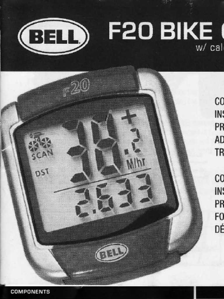 bell odometer instruction manual