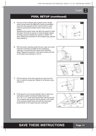 bestway pool instructions manual