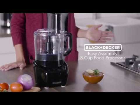 black and decker 8 cup food processor instruction manual