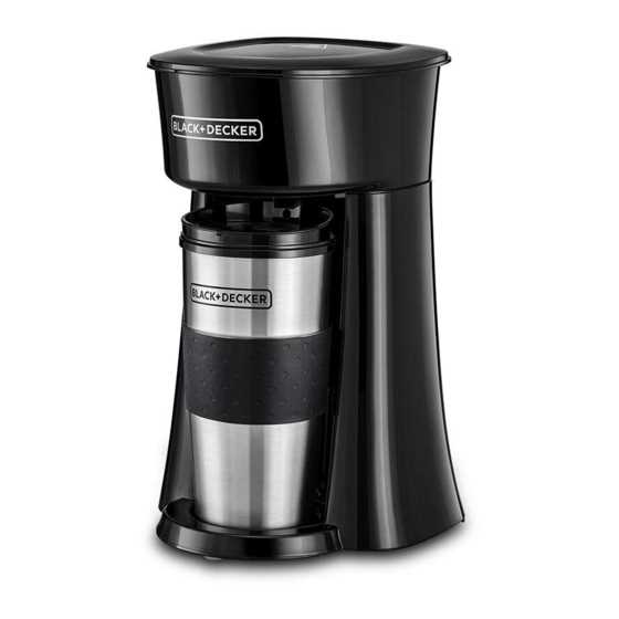 black and decker coffee maker instructions manual