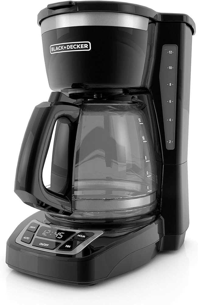 black and decker coffee maker instructions manual