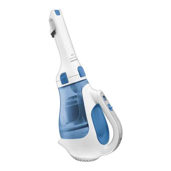 black and decker cordless hand vac instruction manual