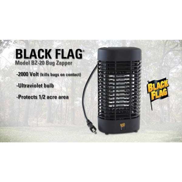 black flag bug zapper instruction manual