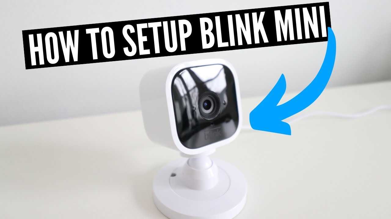 blink camera instruction manual