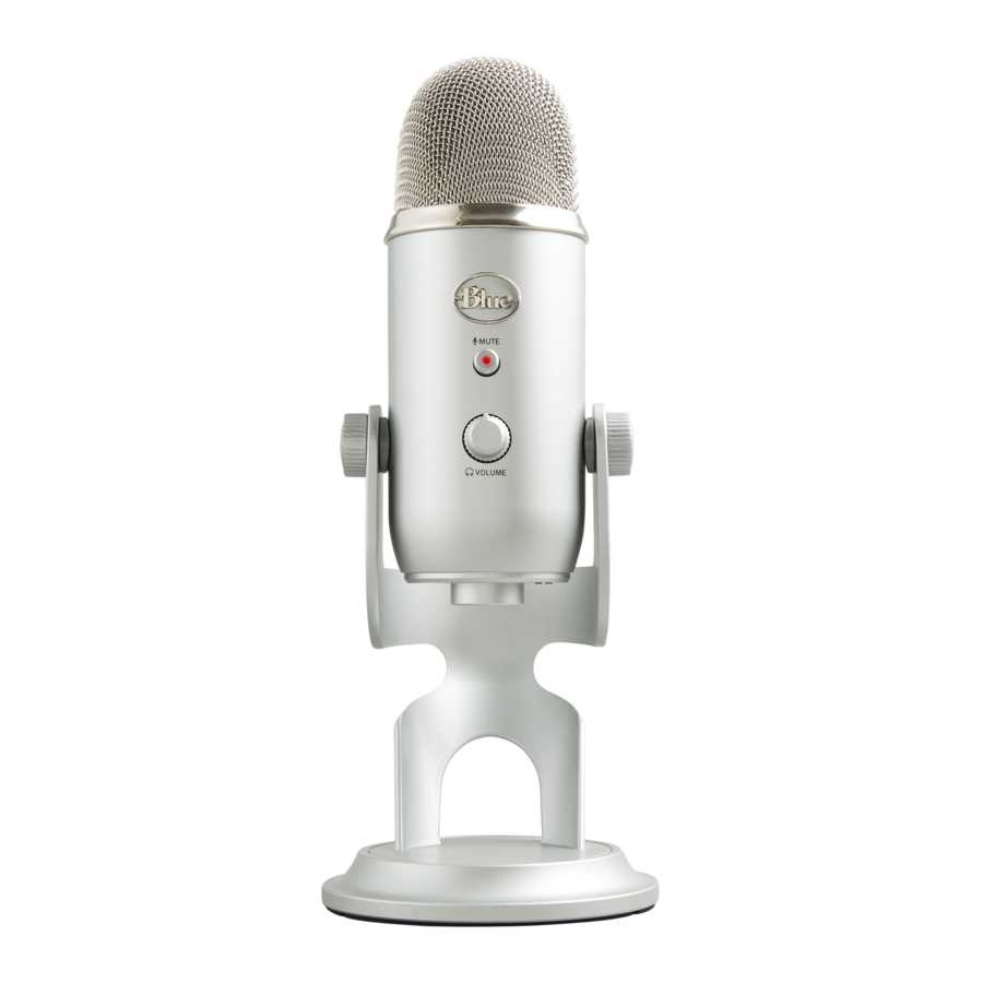 blue yeti microphone instruction manual