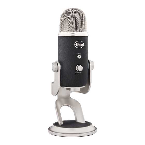 blue yeti microphone instruction manual