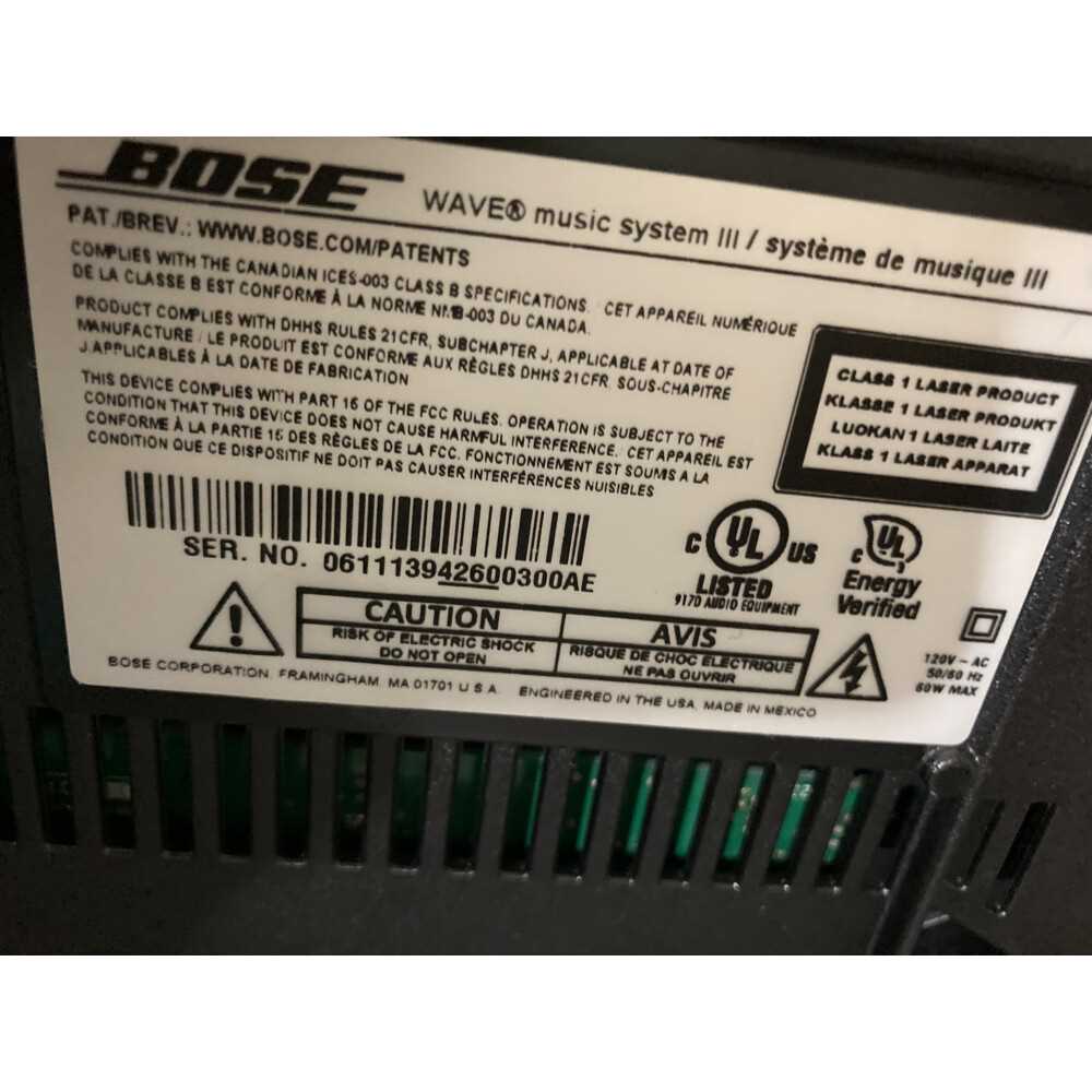 bose wave music system iv instruction manual