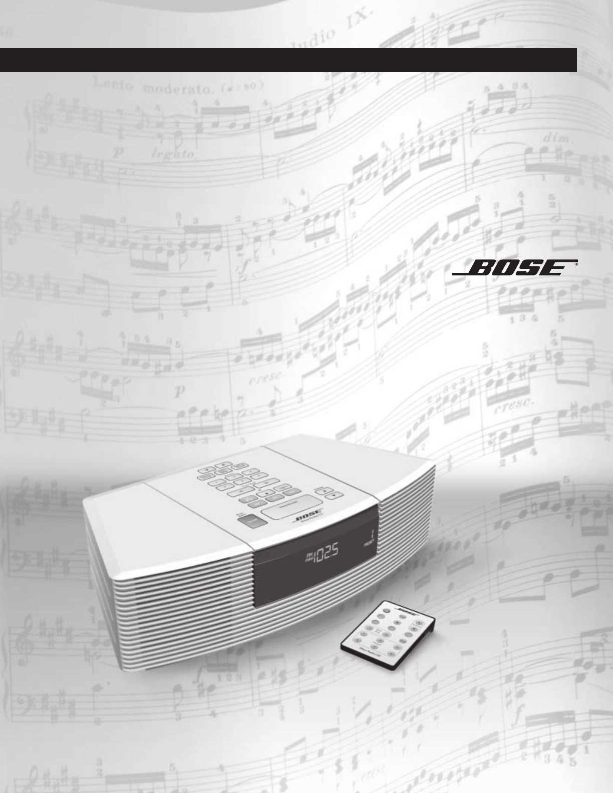 bose wave radio instruction manual