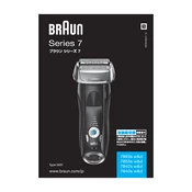 braun series 7 shaver instruction manual