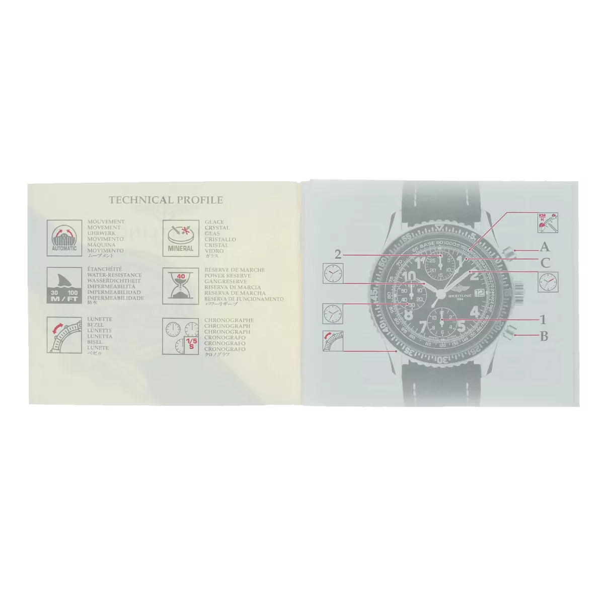 breitling emergency instruction manual