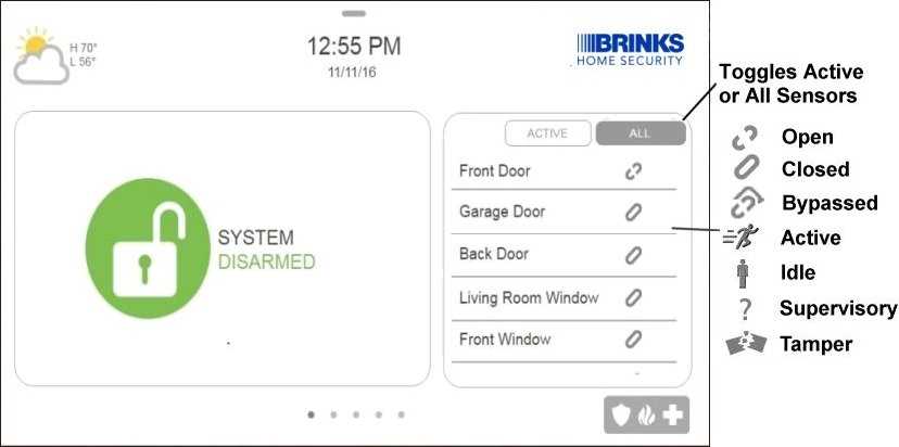 brinks home security instruction manual