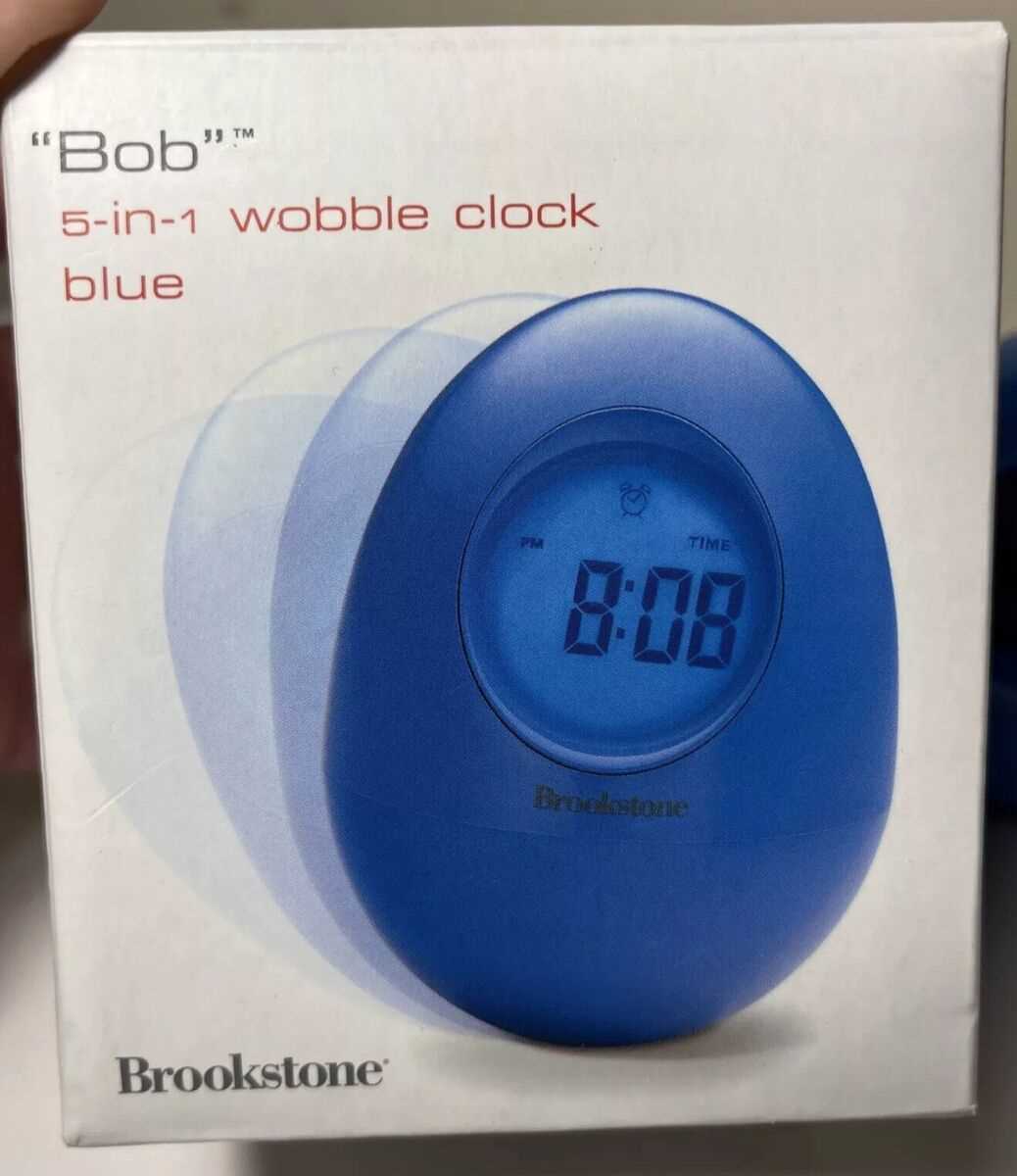 brookstone egg clock instruction manual