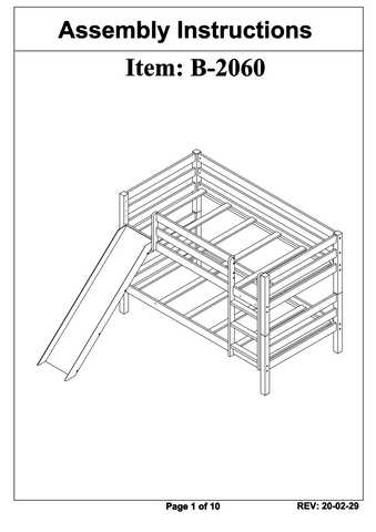 bunk bed instruction manual