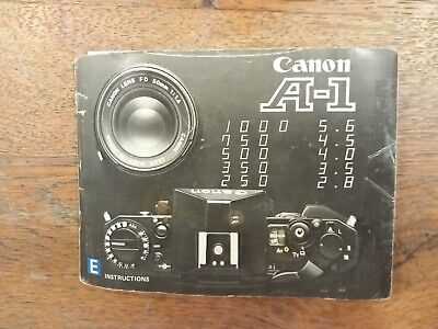 canon a 1 instruction manual