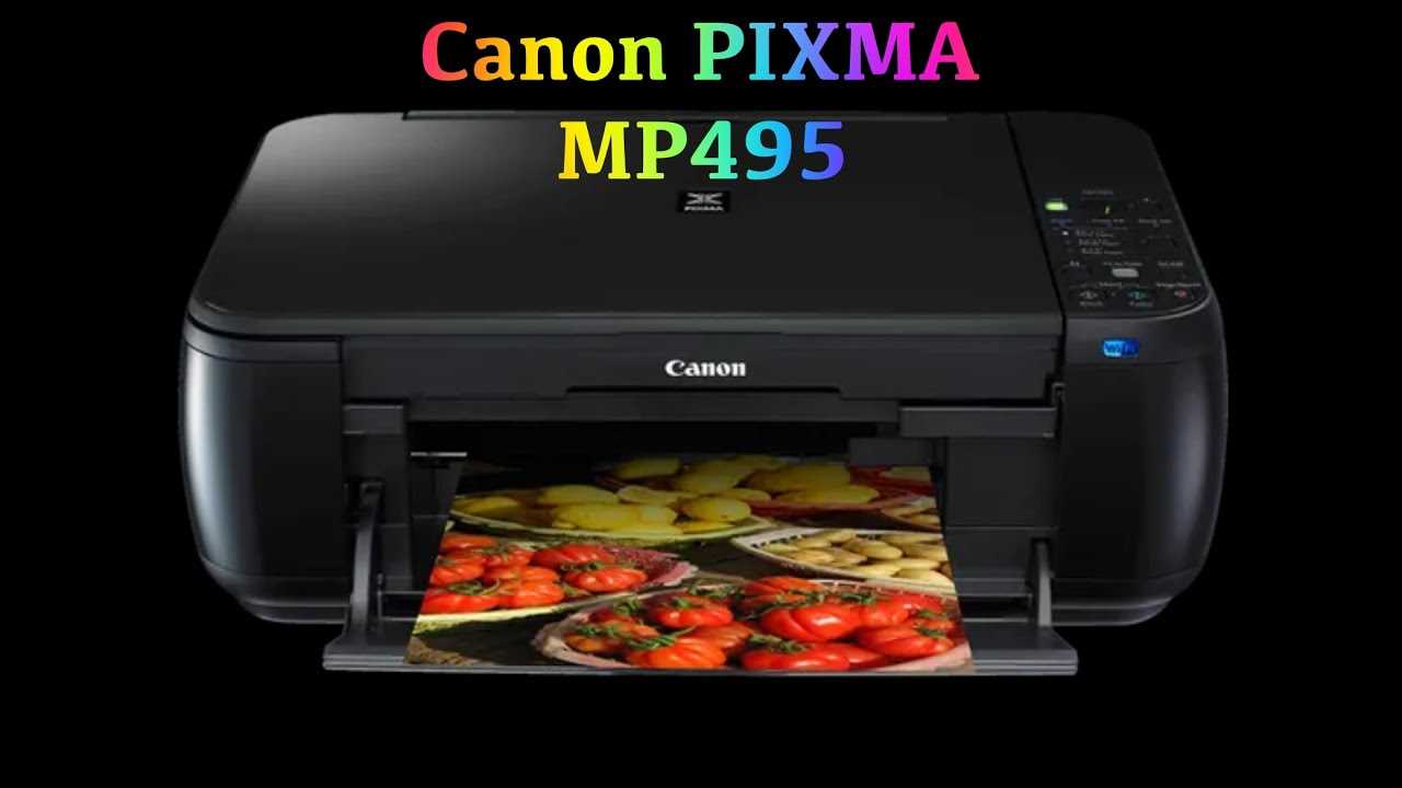 canon mp495 instruction manual