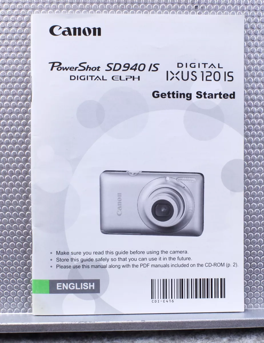 canon powershot elph 300 hs instruction manual