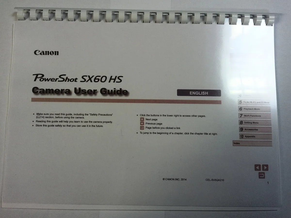 canon powershot sx60 hs instruction manual