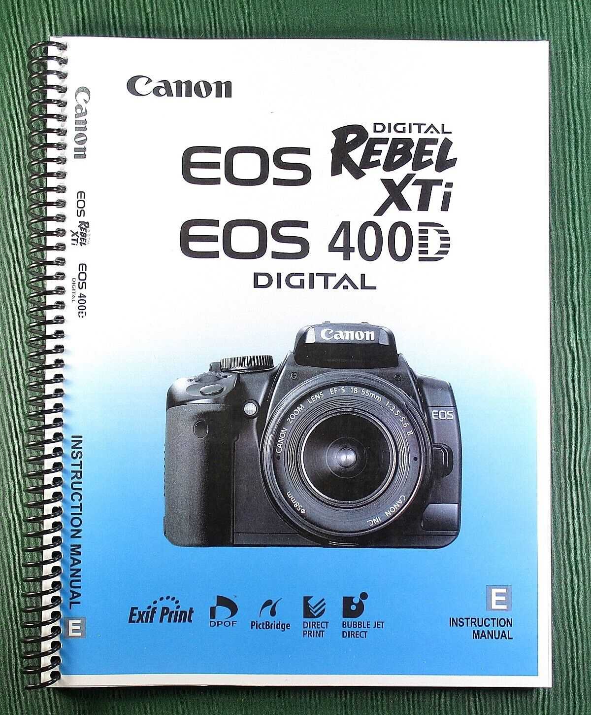 canon rebel t4i instruction manual