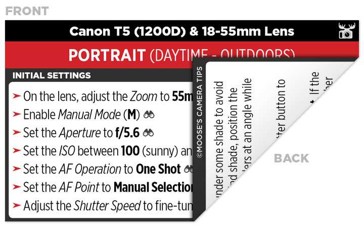 canon rebel t5 instruction manual