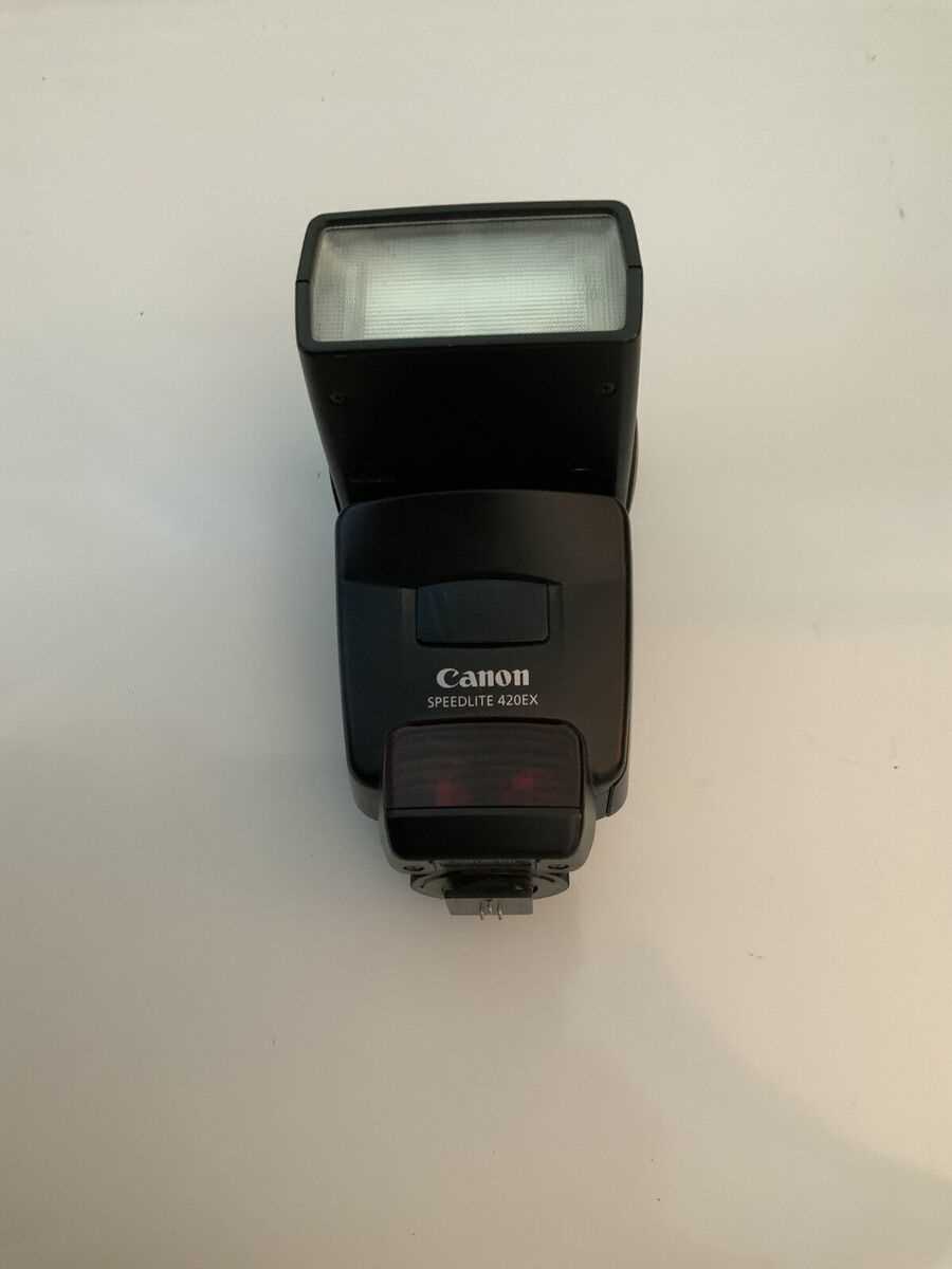 canon speedlite 420ex instruction manual