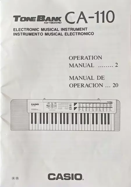 casio ct 625 instruction manual