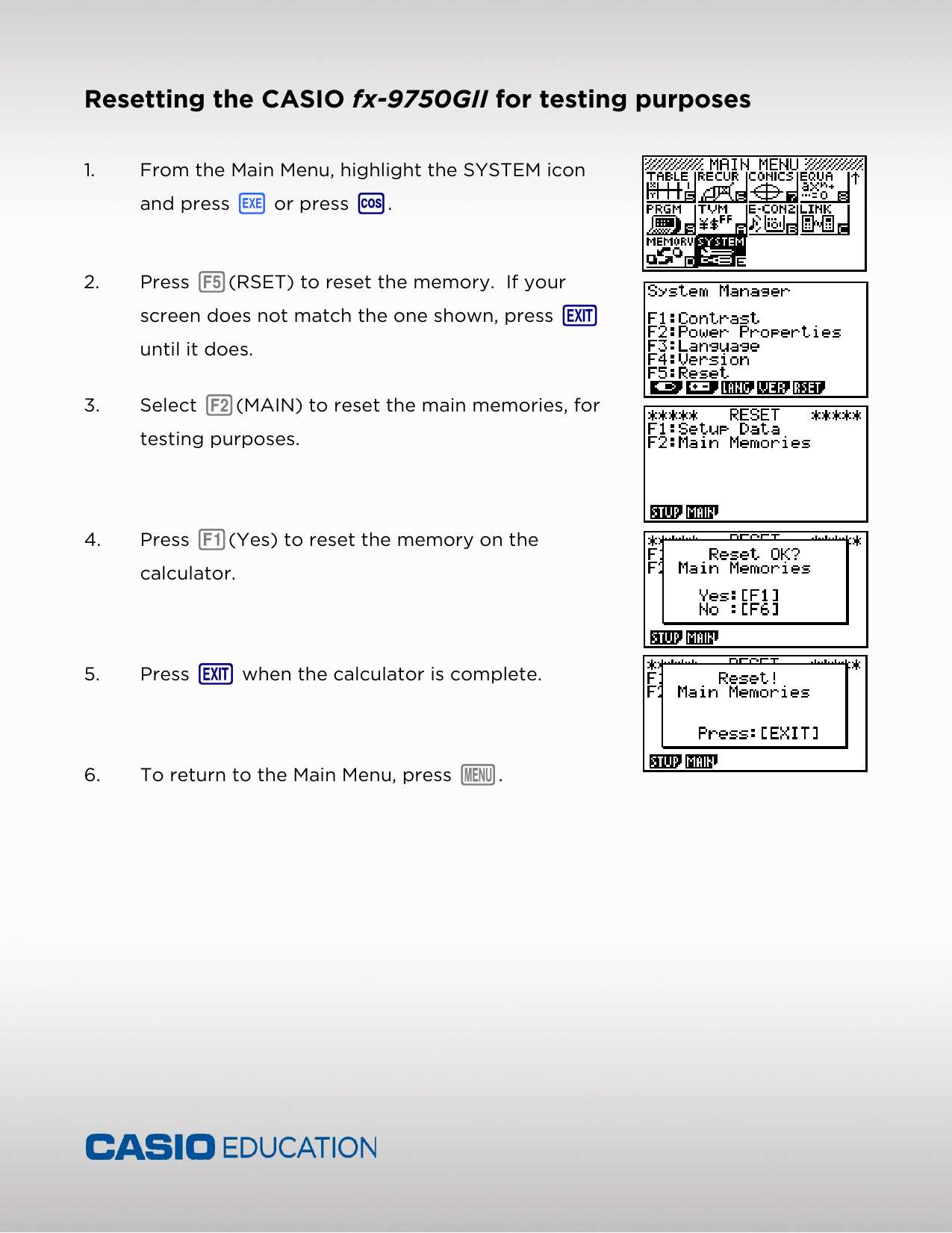 casio fx 9750gii instruction manual