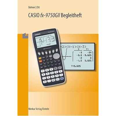 casio fx 9750gii instruction manual