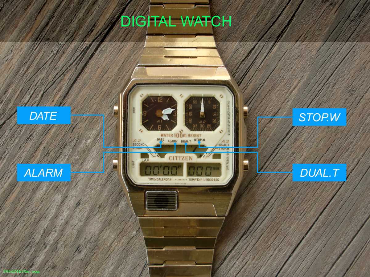 citizen ana digi temp watch instruction manual