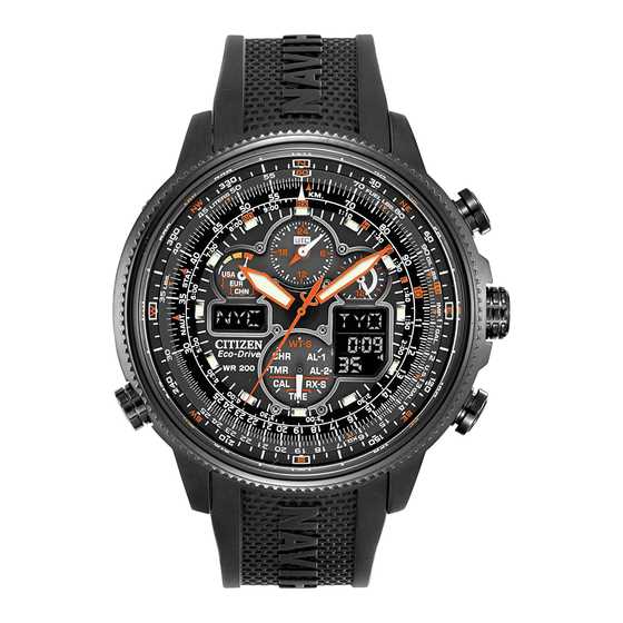 citizen eco drive wr 200 instruction manual