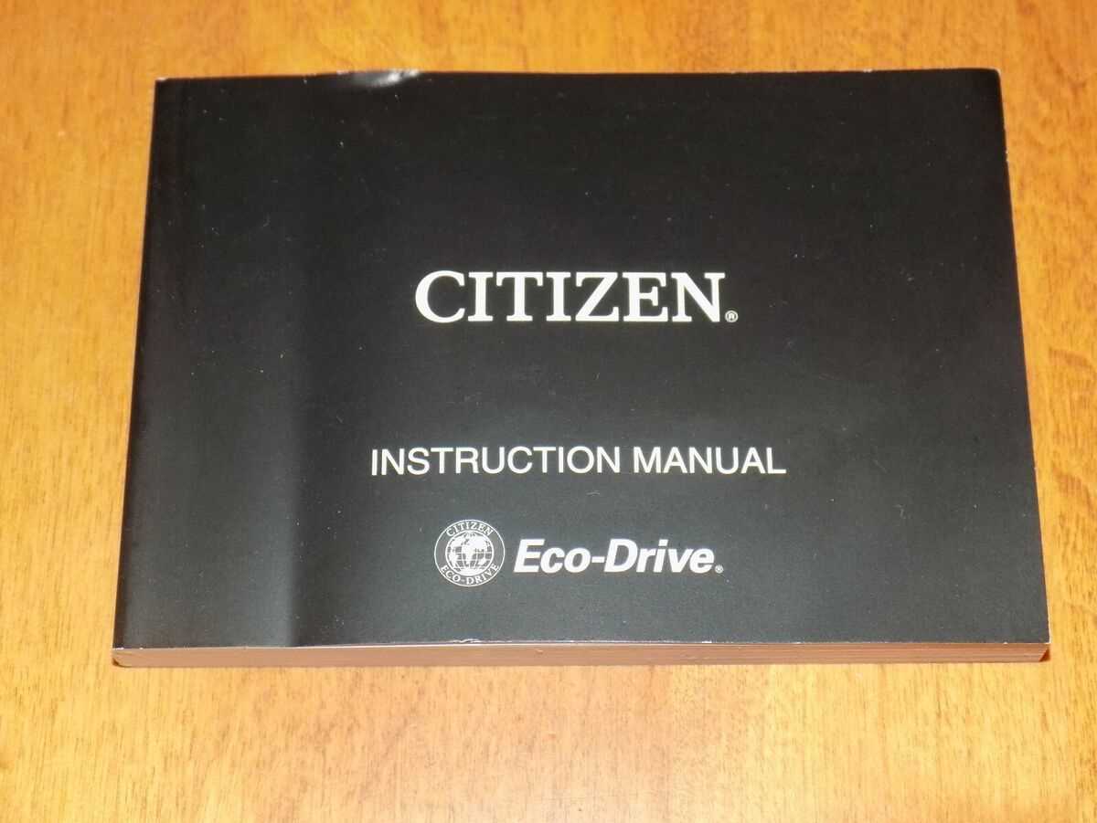 citizen skyhawk instruction manual