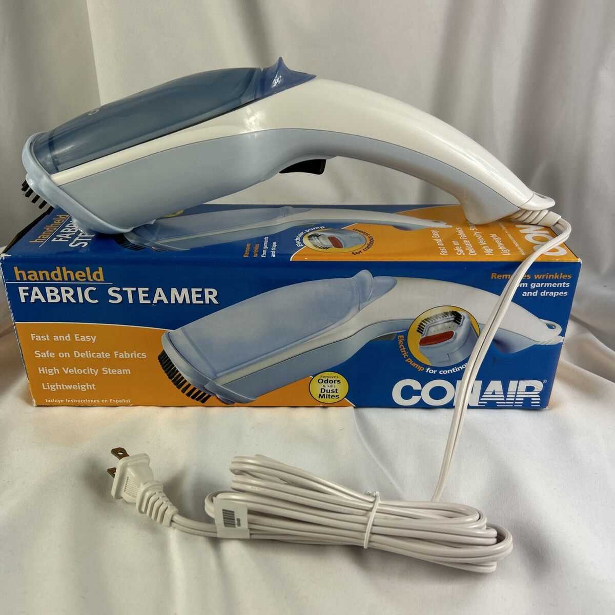 conair handheld steamer instruction manual