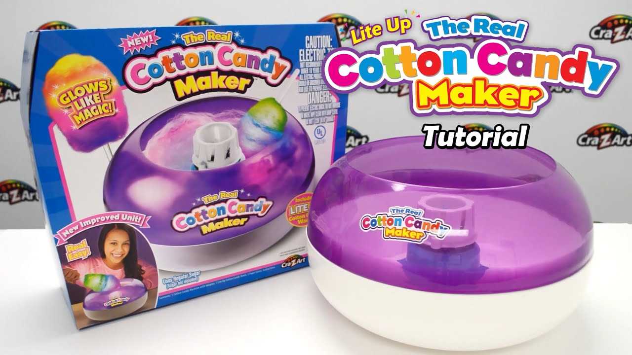 cra z art cotton candy maker instruction manual