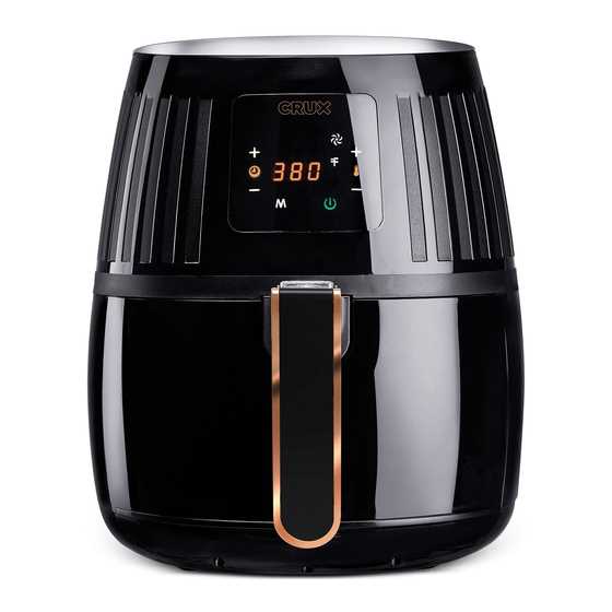 crux air fryer instruction manual