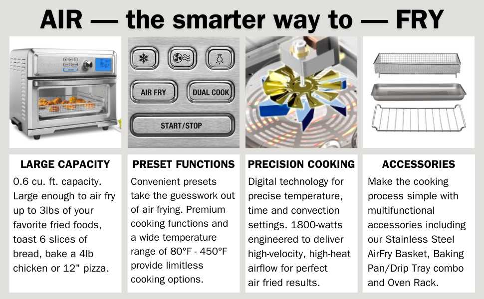 cuisinart air fryer toaster oven instruction manual