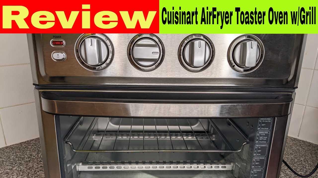 cuisinart air fryer toaster oven instruction manual