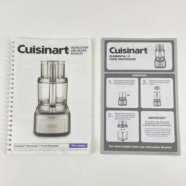 cuisinart model cfp 26svpc instruction manual