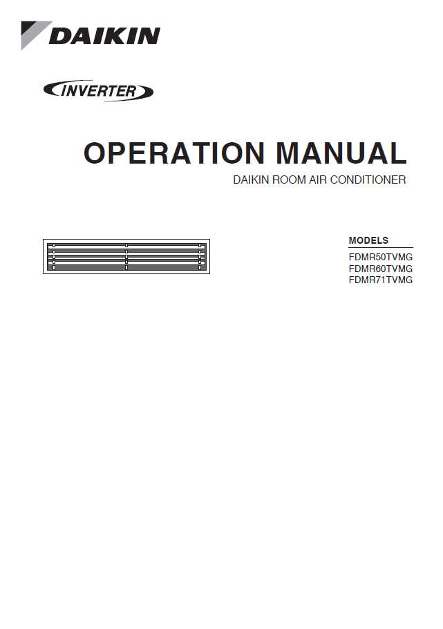 daikin air conditioner instruction manual