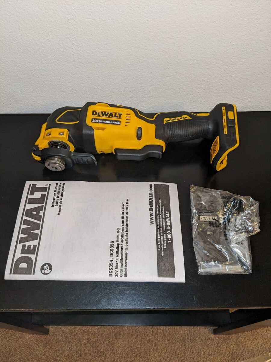 dewalt multi tool instruction manual