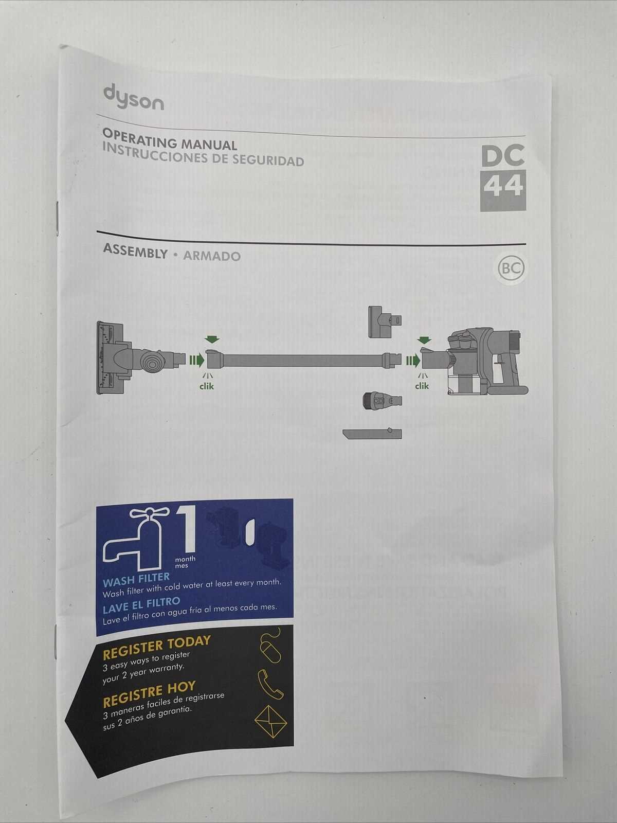 dyson dc44 instruction manual